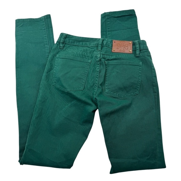 Tory Burch Ivy Green Super Skinny Jeans - Picture 4 of 15